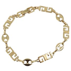 Portafoglio Givenchy Logo Metallo Oro D'oro