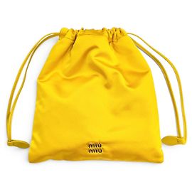 Bolso de Cordón Miu Miu Duchess Amarillo