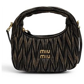 Borsa hobo Miu Miu Wonder in pelle matelassé Altro