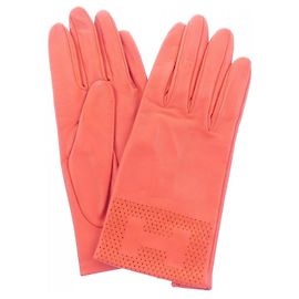 Hermès Guantes Hermes Warm Red Roja