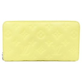 Portefeuille Coussin Zippy Louis Vuitton Jaune