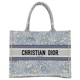 Christian Dior Book Tote Medium Handtasche Blau