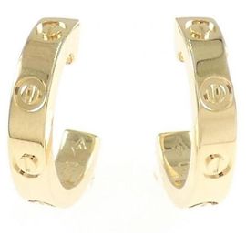 Orecchini Mini Love a mezzo cerchio Cartier D'oro