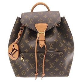 Louis Vuitton Monogram Montsouris PM Backpack Brown