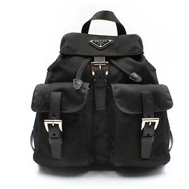 Prada Re-Nylon Small Backpack Black