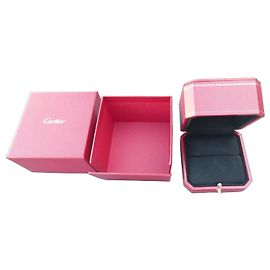 Estojo de anel Cartier vermelho Vermelho Gold hardware