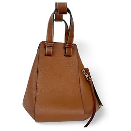 Loewe Hammock Leather Large Brown