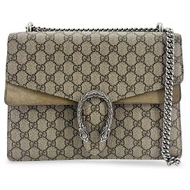 Gucci Dionysus GG Coated Canvas Medium Brown