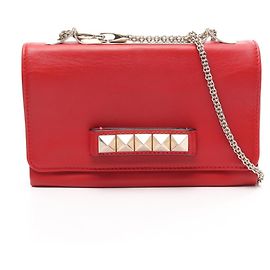 Sac à épaule Valentino Rockstud Rouge