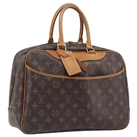 Bolsa de mão LOUIS VUITTON Monogram Deauville M47270 LV Auth 201185 Monograma