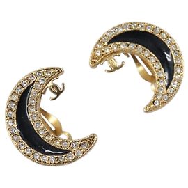 Orecchini CHANEL metallo Gold Tone CC Auth 203053V Altro