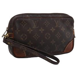 LOUIS VUITTON Monogram Marly Dragonne PM Clutch Bag M51827 LV Auth 201122 Monogram