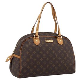 LOUIS VUITTON Bolsa de Ombro Monogram Montorgueil GM M95566 LV Auth 203267A Monograma