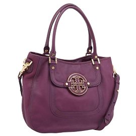 Sac à main TORY BURCH en cuir 2way Violet Doré Auth 203348A Autre Violet