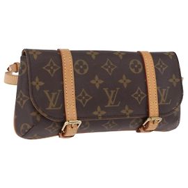 LOUIS VUITTON Monogram Pochette Marrell Waist bag M51159 LV Auth 203156V Monogram