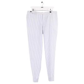 Kiton Blaue gerade Hose Blau