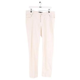 Kiton Weiße gerade Hose Weiß