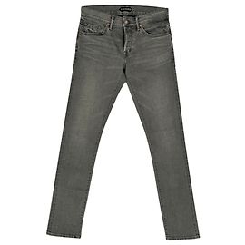 Jeans Slim-Fit Tom Ford em algodão cinza Cinza