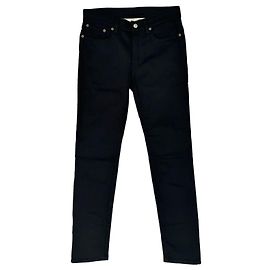 Acne Studios Slim-Fit Jeans aus schwarzer Baumwolle Schwarz
