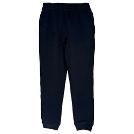 Burberry Jogginghose mit Equestrian Knight Patch aus schwarzer Baumwolle Schwarz