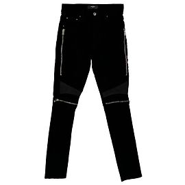 Vaqueros Amiri Mx2 Skinny-Fit Distressed en algodón negro Negro