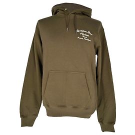 Autre Marque Hoodie Dior com logótipo bordado em algodão castanho Marrom