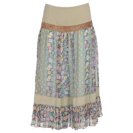 Autre Marque Borbonese falda años 2000 Multicolor