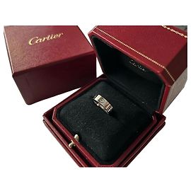 Cartier Love Ring in White Gold Golden