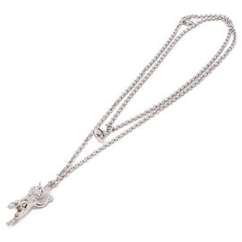 Colar com pingente Satyr para homem Vivienne Westwood Prata