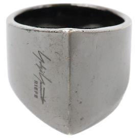 Yohji Yamamoto Ring Schwarzes Band aus 925 Silber Schwarz