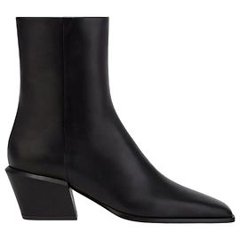 Paris Texas Bettina Black Leather Ankle Boots Black