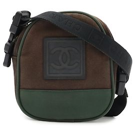 Borsa Chanel Sport Line Coco Mark Nero Verde