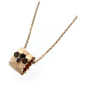 Collier de perles Chaumet en or rose 18K Autre