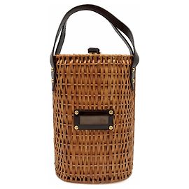Fendi Zucca Basket Bag Brown Dark brown