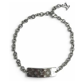 Pulseira Bold Charm Monogram Louis Vuitton Prata