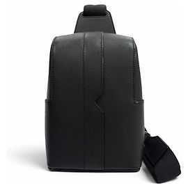 Valextra V-Line One-Shoulder Backpack Black