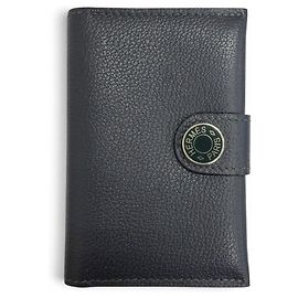 Hermès Portabiglietti Hermes Blue Saphir Blu