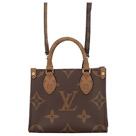 Louis Vuitton Brown Monogram Reverse OnTheGo BB Braun