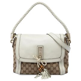 Bolso Gucci Bella de lona GG beige Otro