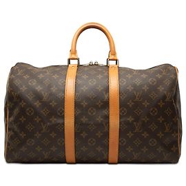 Louis Vuitton Brown Monogram Keepall 45 Brown