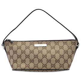 Gucci Beige GG Canvas Boat Beige