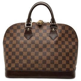 Louis Vuitton Brown Damier Ebene Alma PM Brown