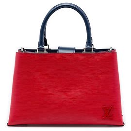 Louis Vuitton Red Epi Kleber PM Rot