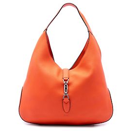 Gucci Bolso Hobo Soft Jackie de piel de becerro naranja Naranja