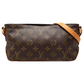 Louis Vuitton Brown Monogram Trotteur Marrone
