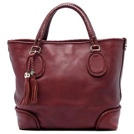 Tote Gucci Marrakech em couro de bezerro vermelho Vermelho Bordeaux