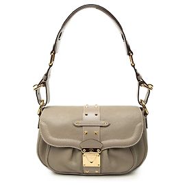 Louis Vuitton Brown Suhali Le Confident Braun Taupe