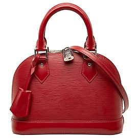 Louis Vuitton Red Epi Alma BB Red