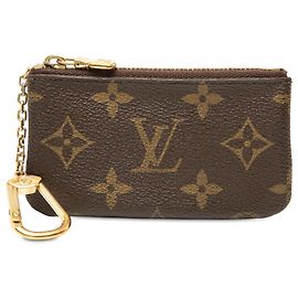 Louis Vuitton Brown Monogram Pochette Cles Castaño