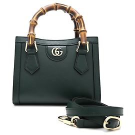 Gucci Bamboo Diana Small Handtasche für Damen Grün